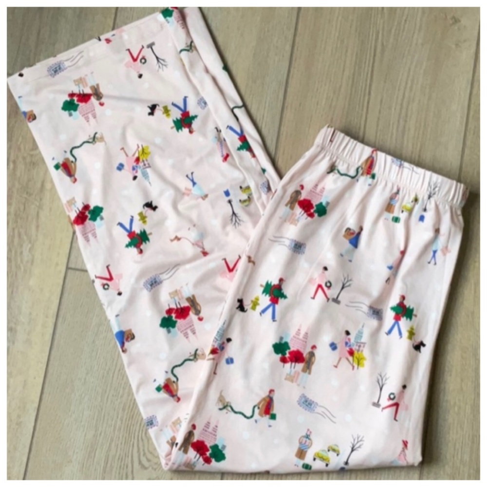 Kate Spade Blush Christmas Pajama Set Size Large  ♠️ - Picture 3 of 10